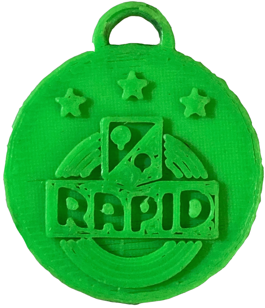 Zelená klíčenka s logem Rapidu